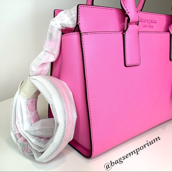 Kate Spade Pink Leather Cameron Satchel Bag - Picture 7 of 13